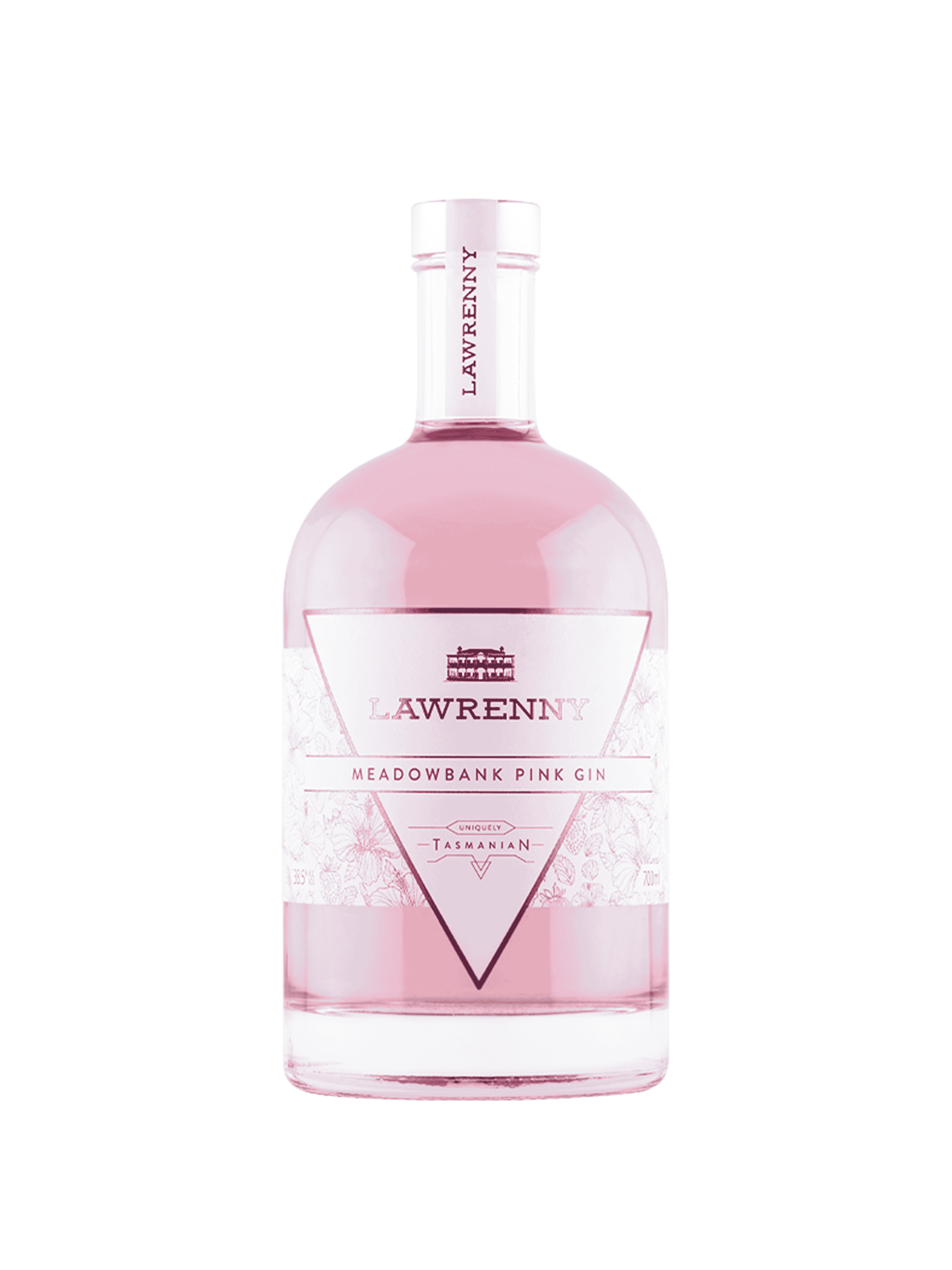Lawrenny Meadowbank Pink Gin 700mL - Box Bar