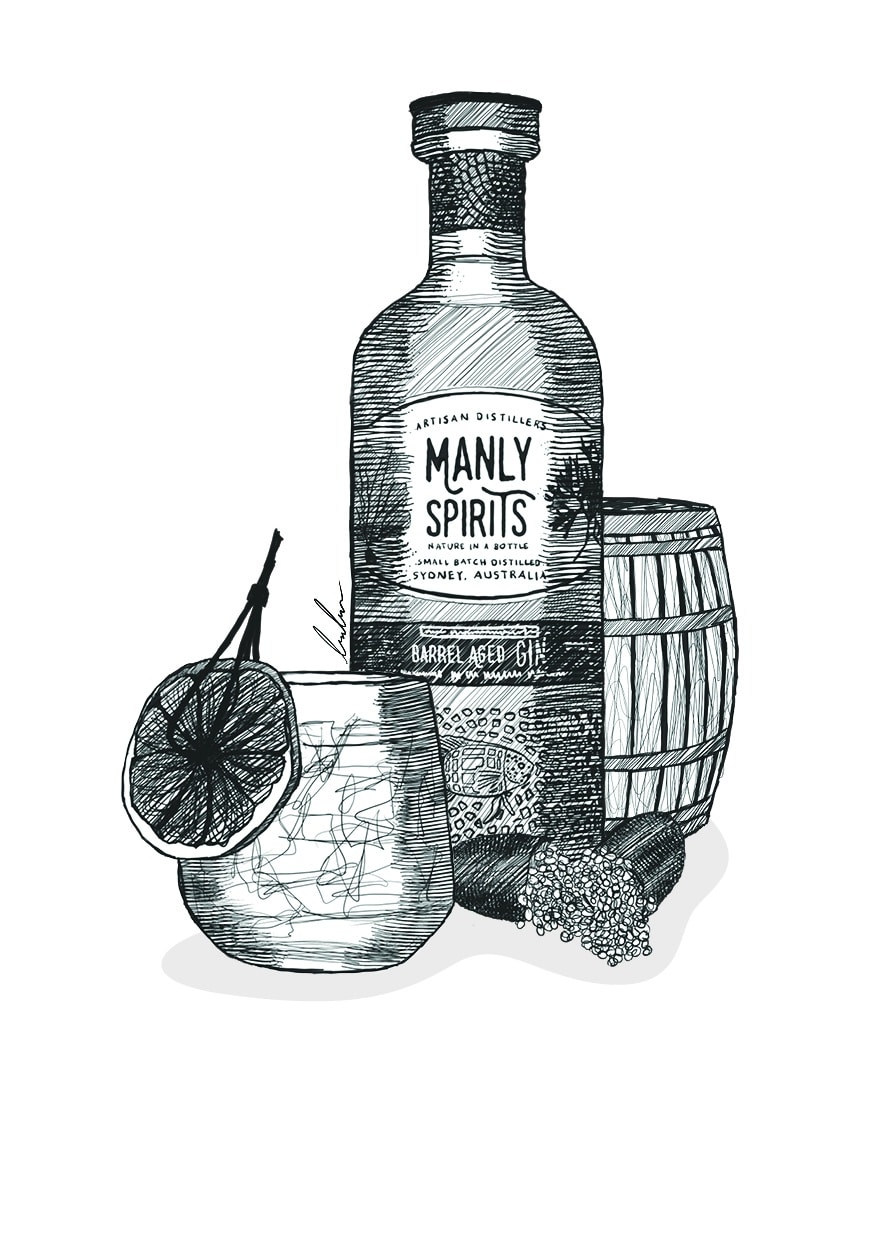 Manly Spirits Barrell Aged Gins